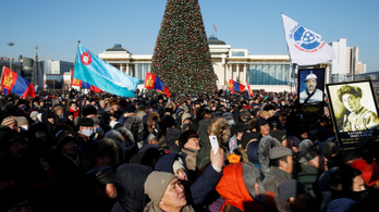 Több ezren tüntettek a korrupció ellen mínusz 25 Celsius fokban