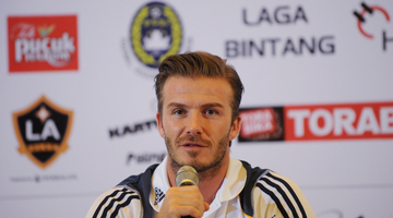 Beckham pénzkörúton Ázsiában a Galaxyvel