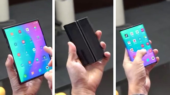 Három részre hajtható mobilt mutatott be a Xiaomi
