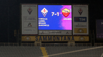 A Fiorentina megsemmisítette a Romát a kupában