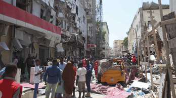 Hatalmas robbanás rázta meg Mogadishut
