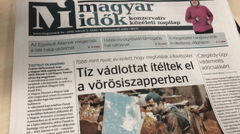 Már a címlapján hirdeti a Magyar Idők az ünnepi névváltását