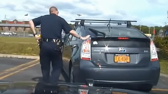 Amerikában az igazoltatás része, hogy a rendőr megfogdossa az autód