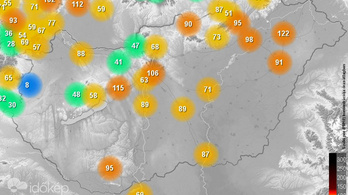 Kecskeméten, Miskolcon, Nyíregyházán és Putnokon veszélyes a levegő minősége