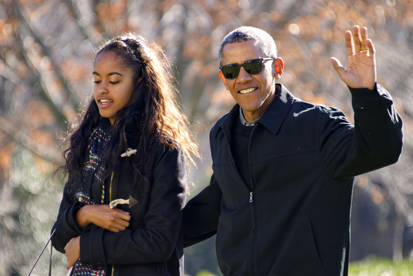 Előkerült Obamáék lányának titkos Facebook-oldala - Megdöbbentő fotót posztolt rajta