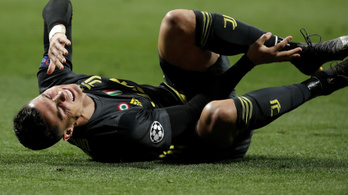 Ronaldo bokáját egy másodperc alatt kétszer próbálták meg széttaposni