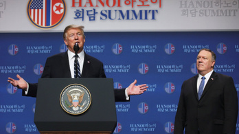 Megállapodás nélkül, idő előtt ért véget Trump és Kim Dzsongun csúcstalálkozója