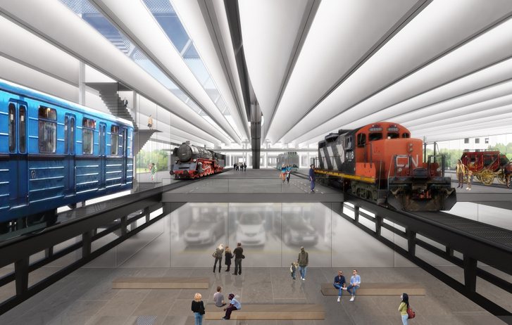 A Diller Scofidio + Renfro nyertes terve a Dieselcsarnok átalakítására Az új Közlekedési Múzeum a Kőbányai út és a Könyves Kálmán körút sarkán