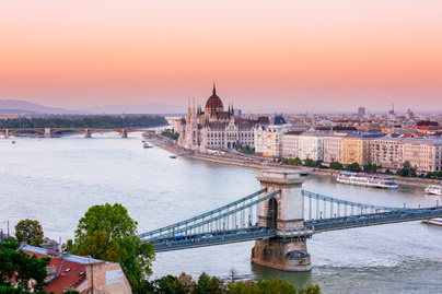 budapest tájkép látkép légifelvétel