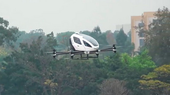 Életveszélyesnek tűnik a jövő dróntaxija