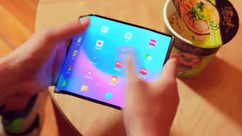 Újabb videón a Xiaomi hajtogatós mobilja