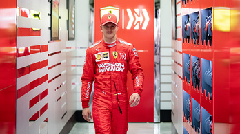 Kereste a szavakat a kis Schumacher a Ferrari-teszt után