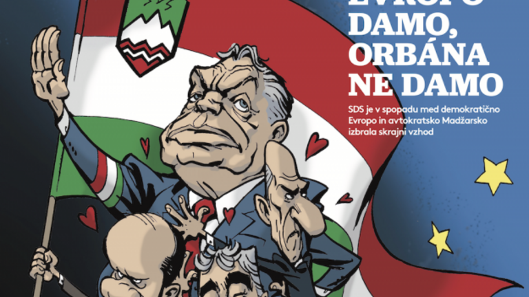 Szlovén Orbán-karikatúra miatt tiltakozik a kormány