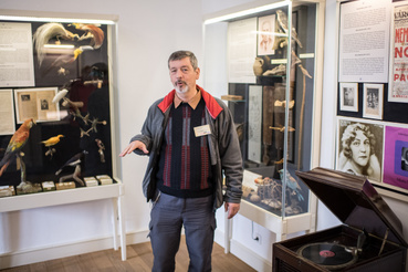A körmendi múzeumpedagógus Pintér György mutatta be az Udvary-emlékeket