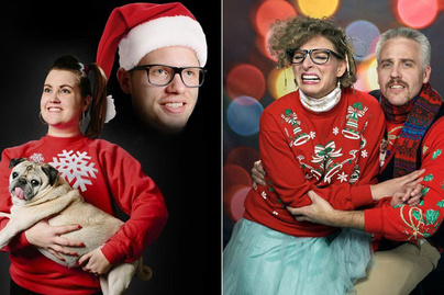 10 kínos, igen vicces karácsonyi fotó párokról: romantikusnak szánták, de nagyon nem az lett