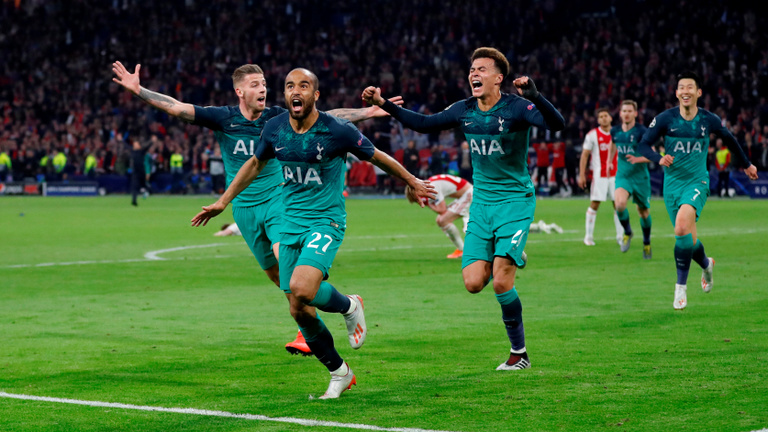 Ajax-Tottenham 2-3, Tottenham-Liverpool BL-döntő lesz