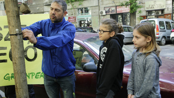 Erős nitrogén-dioxid-szennyezést mért budapesti iskolák bejáratánál a Greenpeace