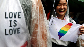 Ázsiában elsőként, Tajvan megszavazta a melegházasságot