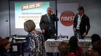 A Fidesz listavezetője elfoglalt volt interjút adni