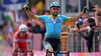Giro d'Italia: A szuperfavorit majdnem átrepült a korláton