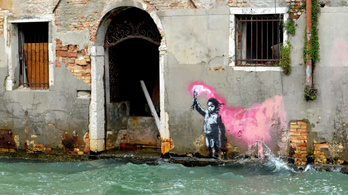 Újabb Banksy-műre derült fény Velencében