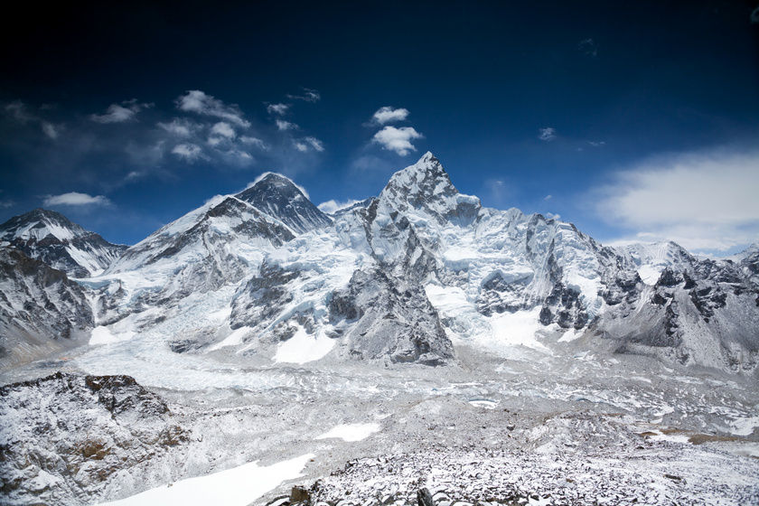 Egész máshogy néz ki a Mount Everest környéke, mint azt a képeken láttuk