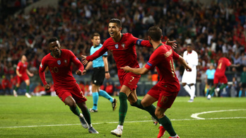 Ronaldo mesterhármasával gázoltak át Svájcon a portugálok