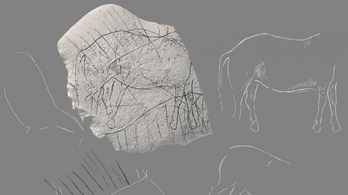 Tizenkétezer éves őskőkori véseteket találtak Franciaországban