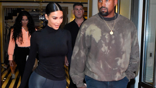 Itt az első fotó Kim Kardashian és Kanye West 4. babájáról