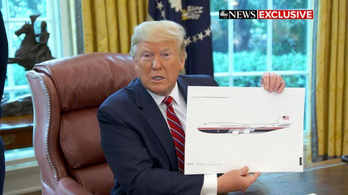 Trump megmutatta az új elnöki gép terveit