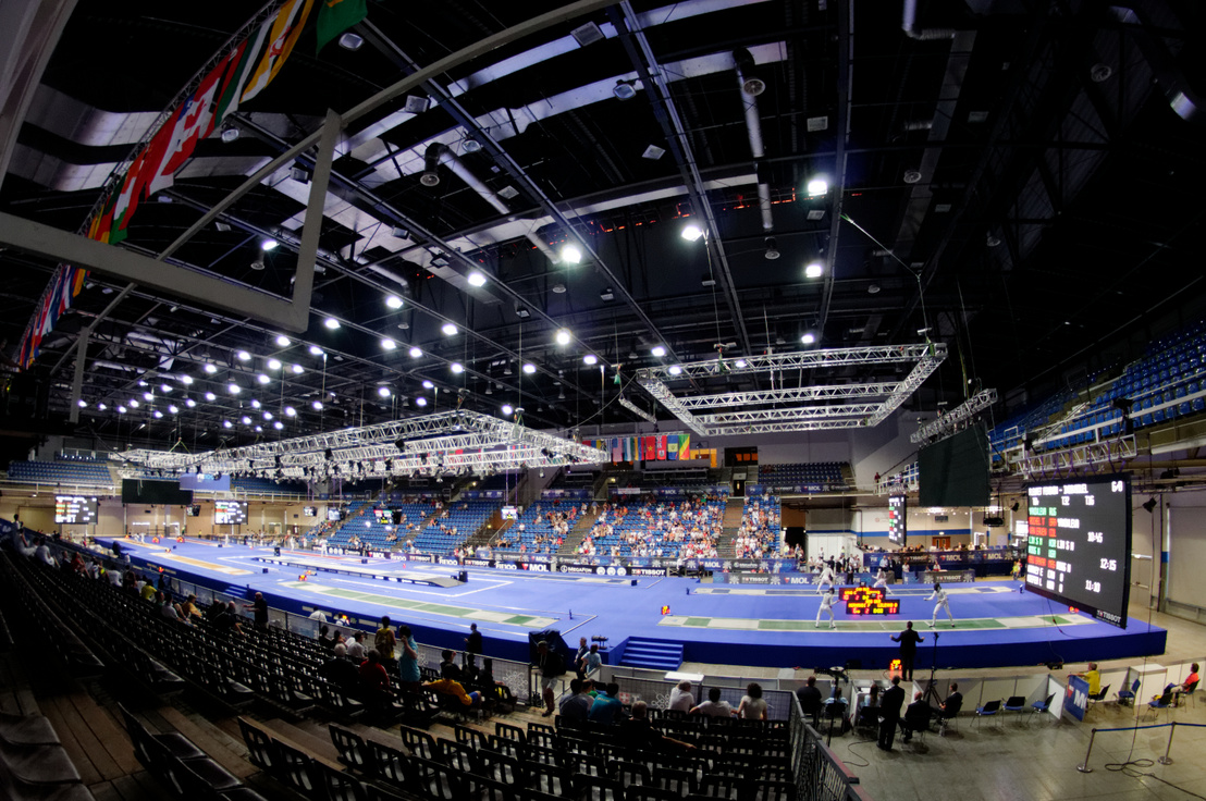 Hall A 2013 World Fencing Championships n3