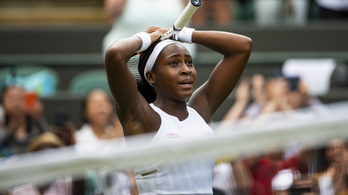 Wimbledon: 15 éves amerikai a nap hőse
