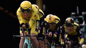 Tour: a sárga trikós csapata sokkoló idővel nyerte az időfutamot