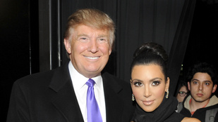 Kim Kardashian benyalt egy szépet Donald Trumpnak