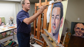 Kiállítás nyílik a fiatalabbik Bush festményeiből