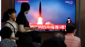 Újfajta rakétát próbált ki Észak-Korea