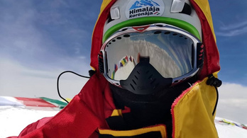 A csúcsról posztolt szelfit a K2-t megmászó Suhajda Szilárd
