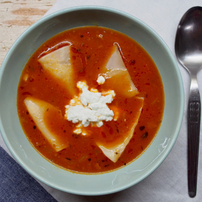 Sűrű lasagne leves - Hihetetlenül hangzik, de elképesztően finom