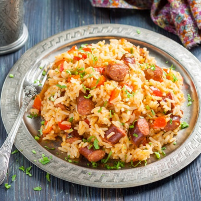 Jambalaya, a karibi rizseshús, vagy paella
