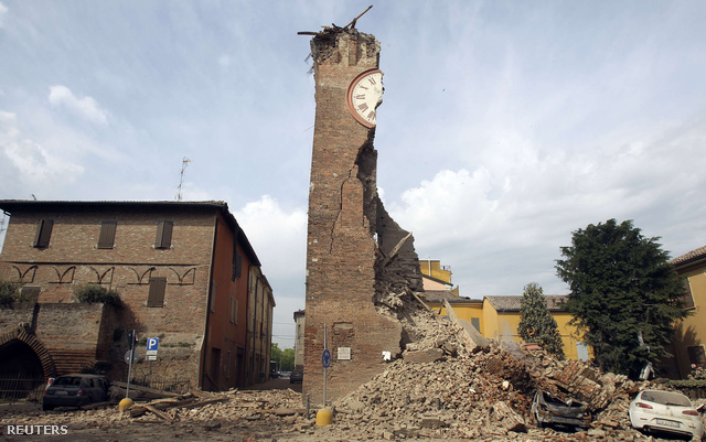 Négy ember meghalt vasárnap hajnalban Észak-Olaszországban történt, 6-os erősségű földrengésben.