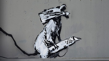 Ellopták Banksy egyik patkányát Párizsban