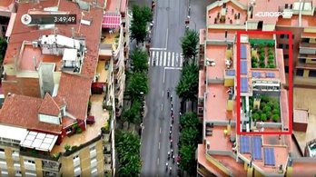 Marihuánaültetvényt buktatott le a Vuelta tévéhelikoptere