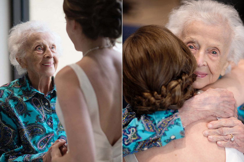 Egyetlen kívánsága volt a 102 éves nagymamának, unokája teljesítette álmát: megható fotókon a menyasszony meglepetése