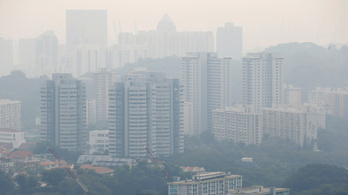Szingapúrban három éve nem volt ilyen erős a légszennyezettség