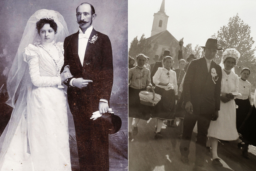 Nagyon más volt egy magyar esküvő az 1900-as években? Csodálatos képeken az akkori ceremóniák