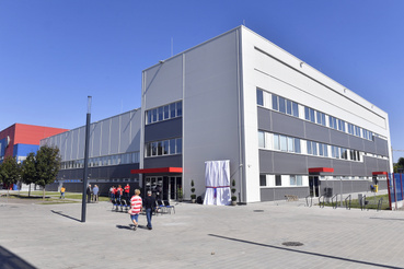 A Vasas SC újjáépített Sterbinszky Amália Kézilabdacsarnoka az ünnepélyes átadás napján 2019. 