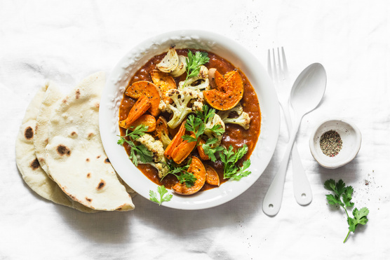Ezzel kezdd a húsmentes életmódot: Tökös-spenótos curry