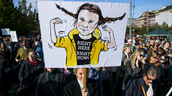 Orosz propaganda: Greta Thunberg egy totalitárius hullám prófétája