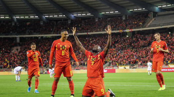 Belgium 9-0-val jutott ki a futball-Eb-re