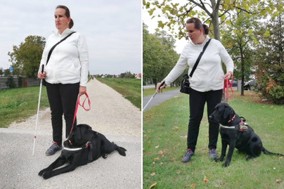 Csodálatos módon talált rá kutyájára a látássérült nő - Megható a történetük